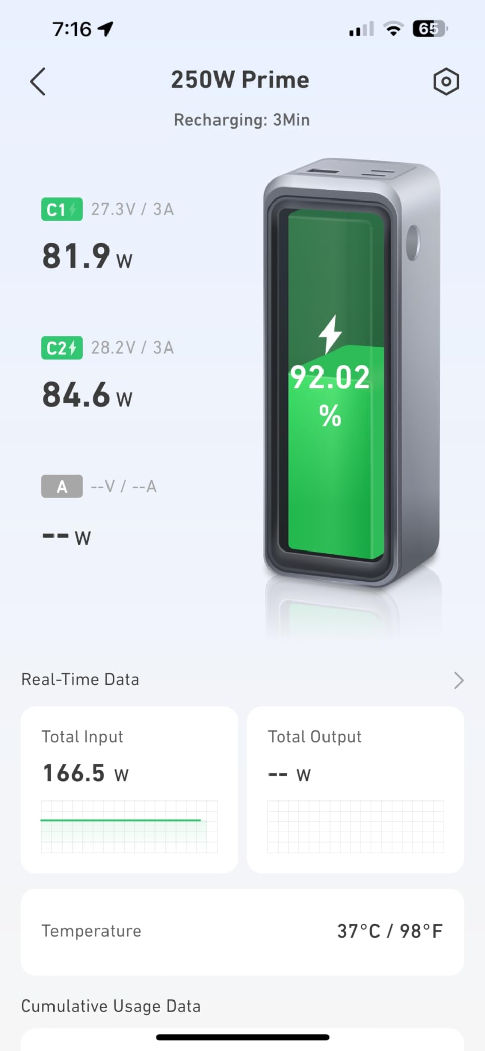 Anker Prime Power Bank, 27,650mAh 3-Port 250W Portable Charger for Travel, TSA-Approved, Smart App, for MacBook Pro/Air, iPhone 16/15/14 Series, Samsung, Laptops, and More (Charging Base Not Included) customer photo 1