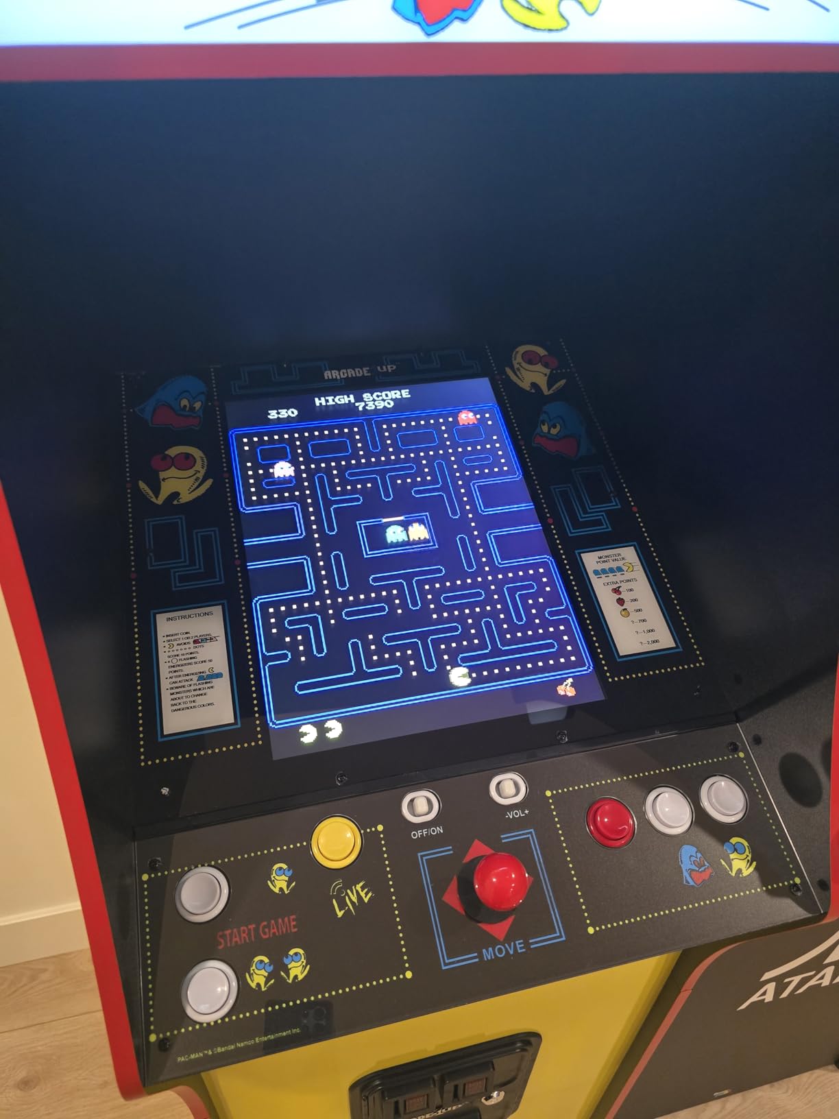 Arcade1Up Pac-Man Deluxe Arcade Gaming Cabinet, 14 Classic Games customer photo 1