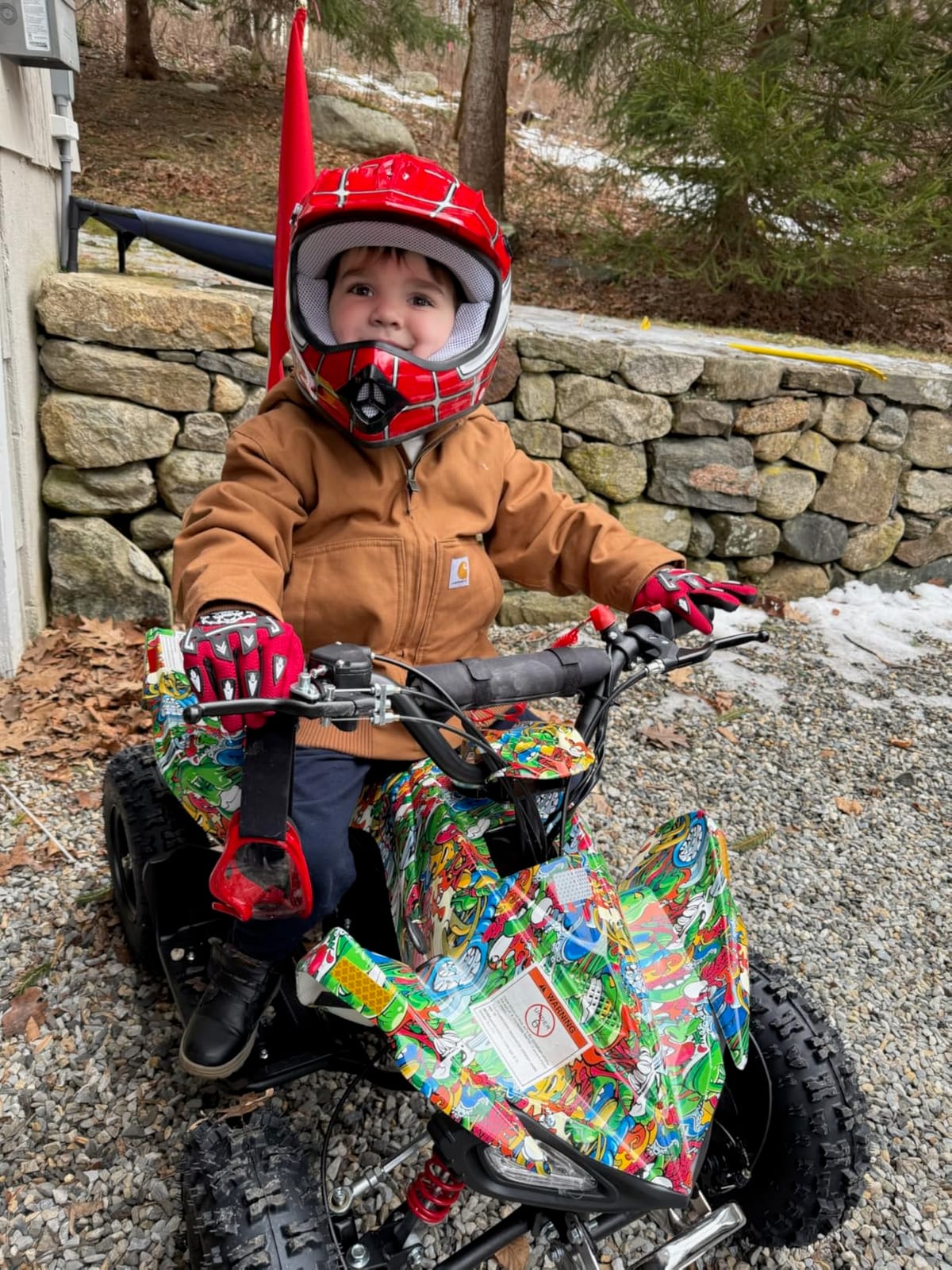 X-PRO Thunder 40 ATV 4 Wheelers 40cc ATV Quads Quad (Hot Rod Flame) customer photo 1