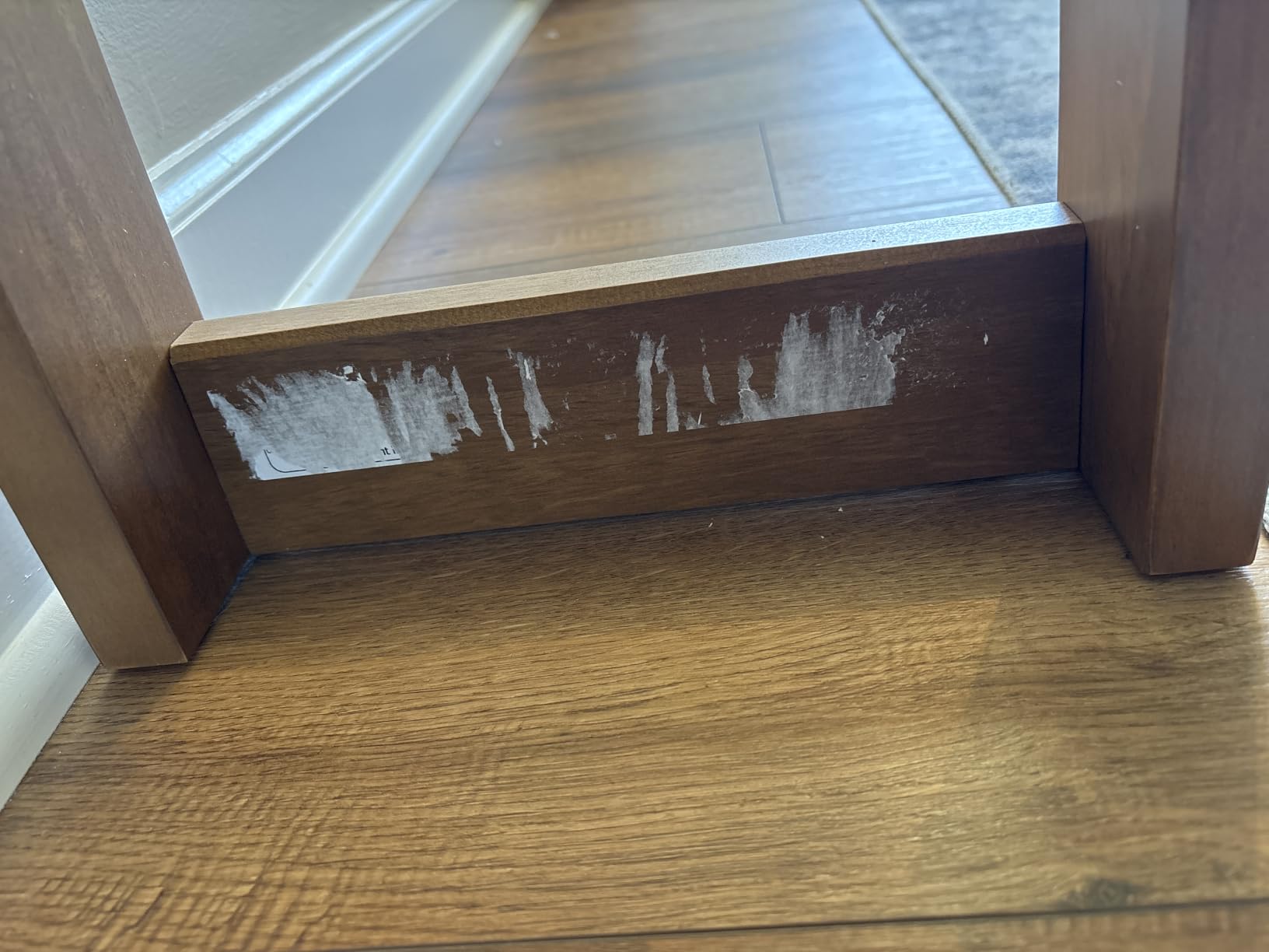 Plank+Beam Classic Console Table, 36 Inch, Pecan customer photo 1