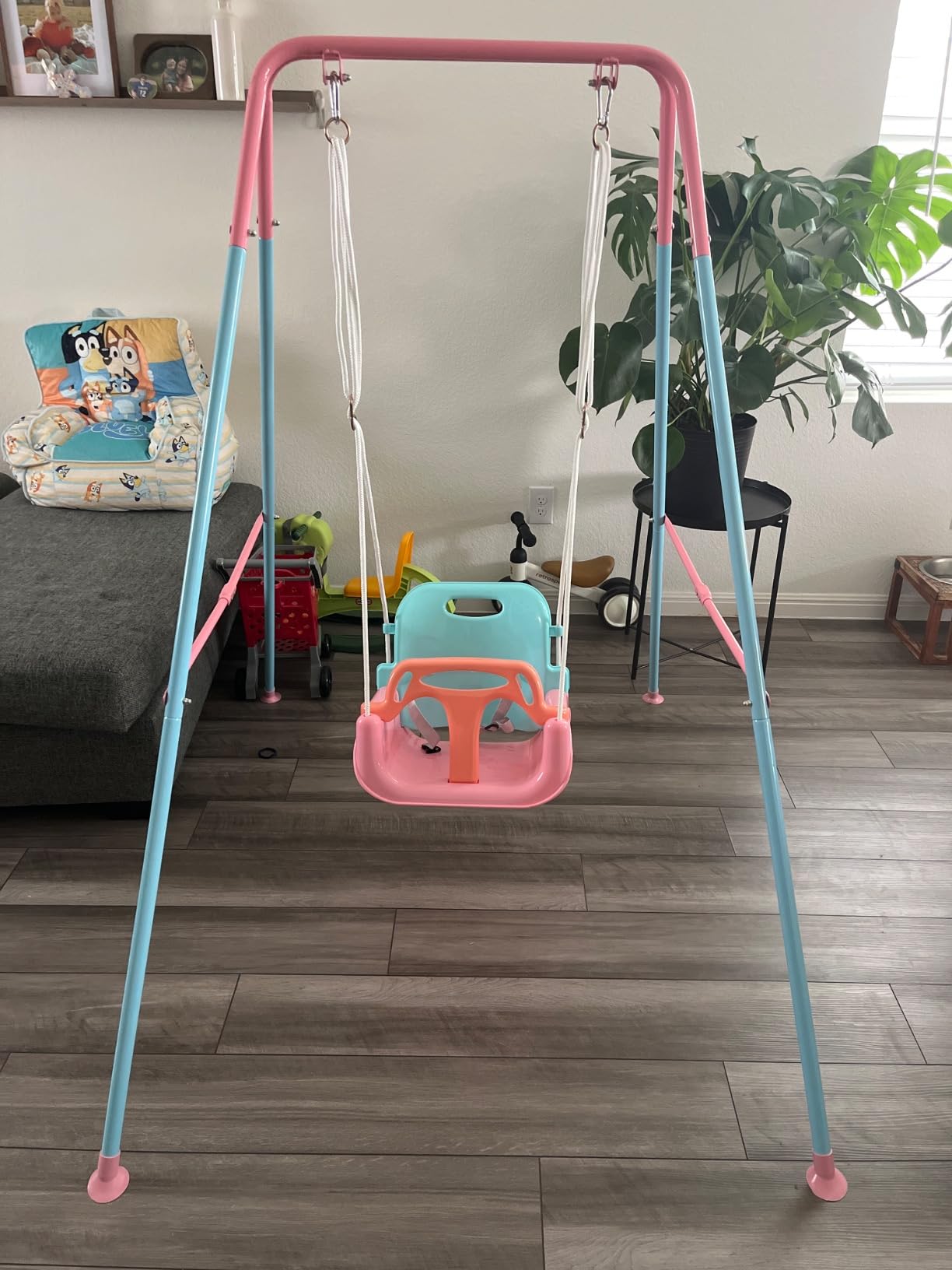 Foldable Toddler Swing Set for Indoor & Outdoor Use customer photo 2