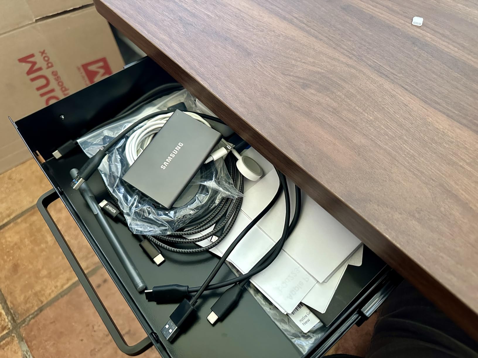 VIVO Black 13 x 9 in Under Desk Storage Drawer, DESK-DR1H-B customer photo 2