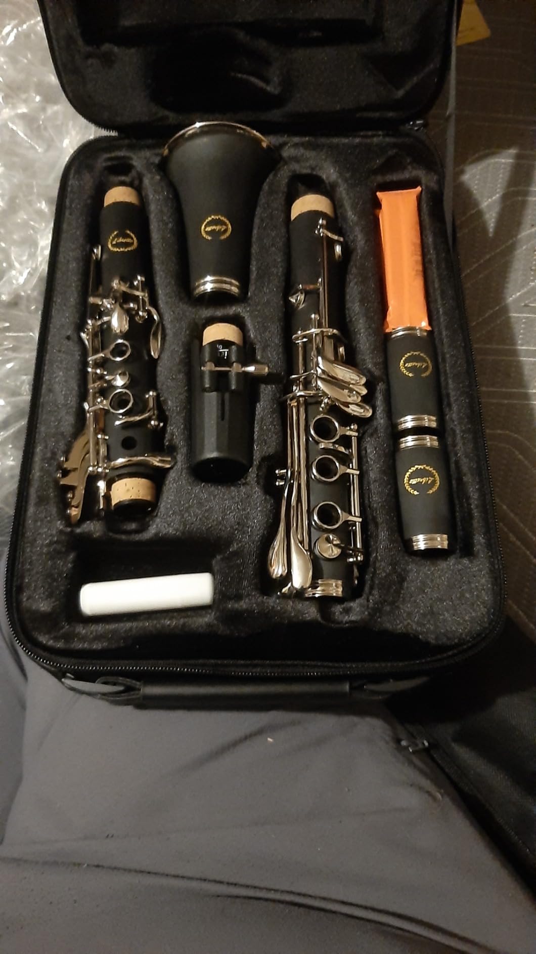Libretto Bb Clarinet Set for Beginner and Intermediate Players | Mouthpiece, Reeds, Music Stand, Cleaning Kit, Instructions, Backpack Case, 5-Leg Stand, Educator-Recommended customer photo 1
