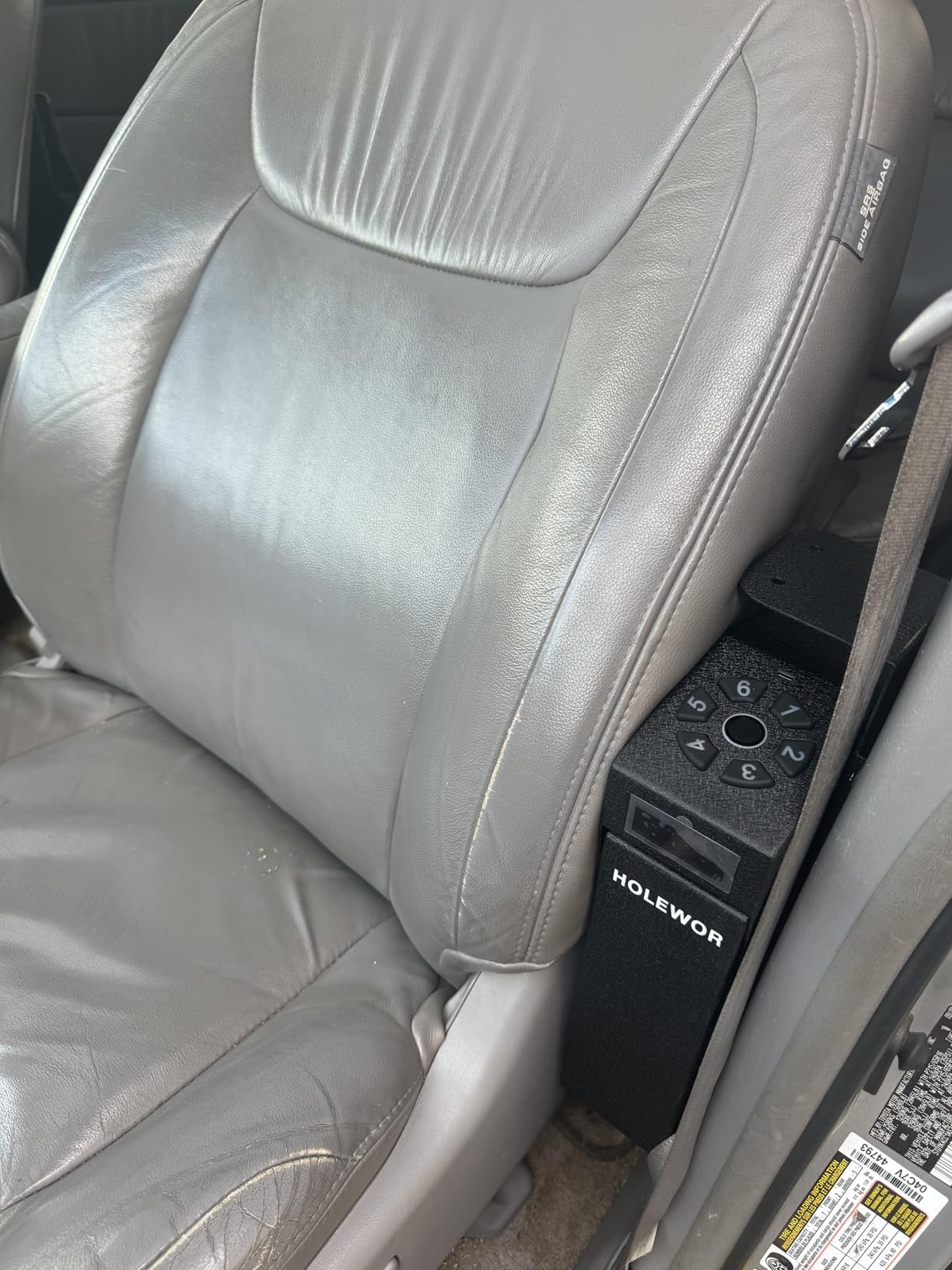 Drop Down Biometric Gun Safe for Handgun Mounted for Bedside Desk customer photo 1