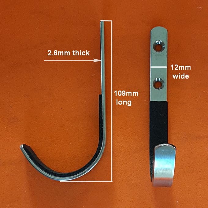 Secure Gun Hooks for Wall - Heavy Duty Steel Rifle and Shotgun Rack with Soft Padding for Safe Storage and Display customer photo 1