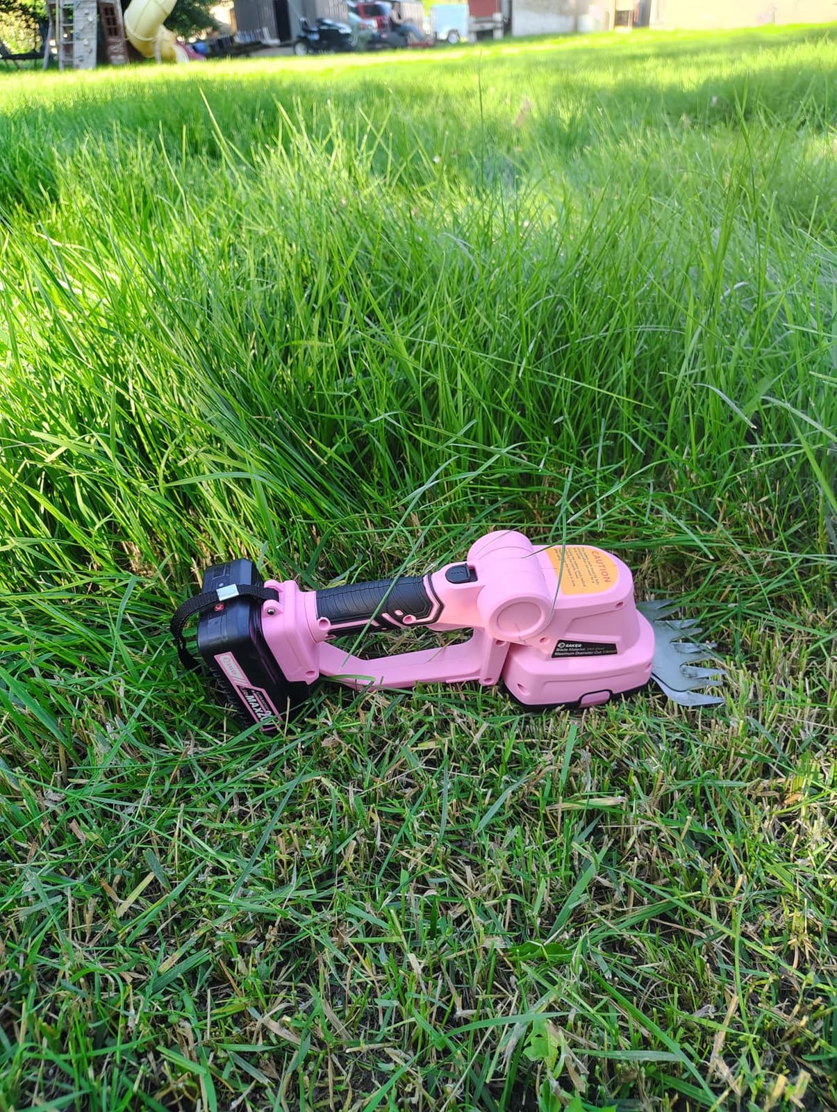 Saker 20V Cordless Hedge Trimmer,2 in 1 Bush Trimmer with 2 Battery customer photo 1