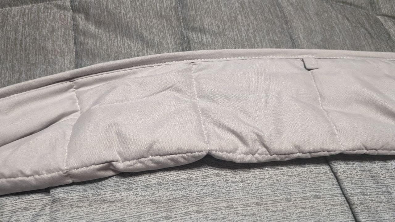 Satwip Weighted Blanket Queen Size 15 LBS, Cooling Weighted Blanket for Hot Sleepers, Cool Moire Jersey with Soft Breathable Sanded, 60 x 80 inches 15 Pounds, Purple customer photo 1