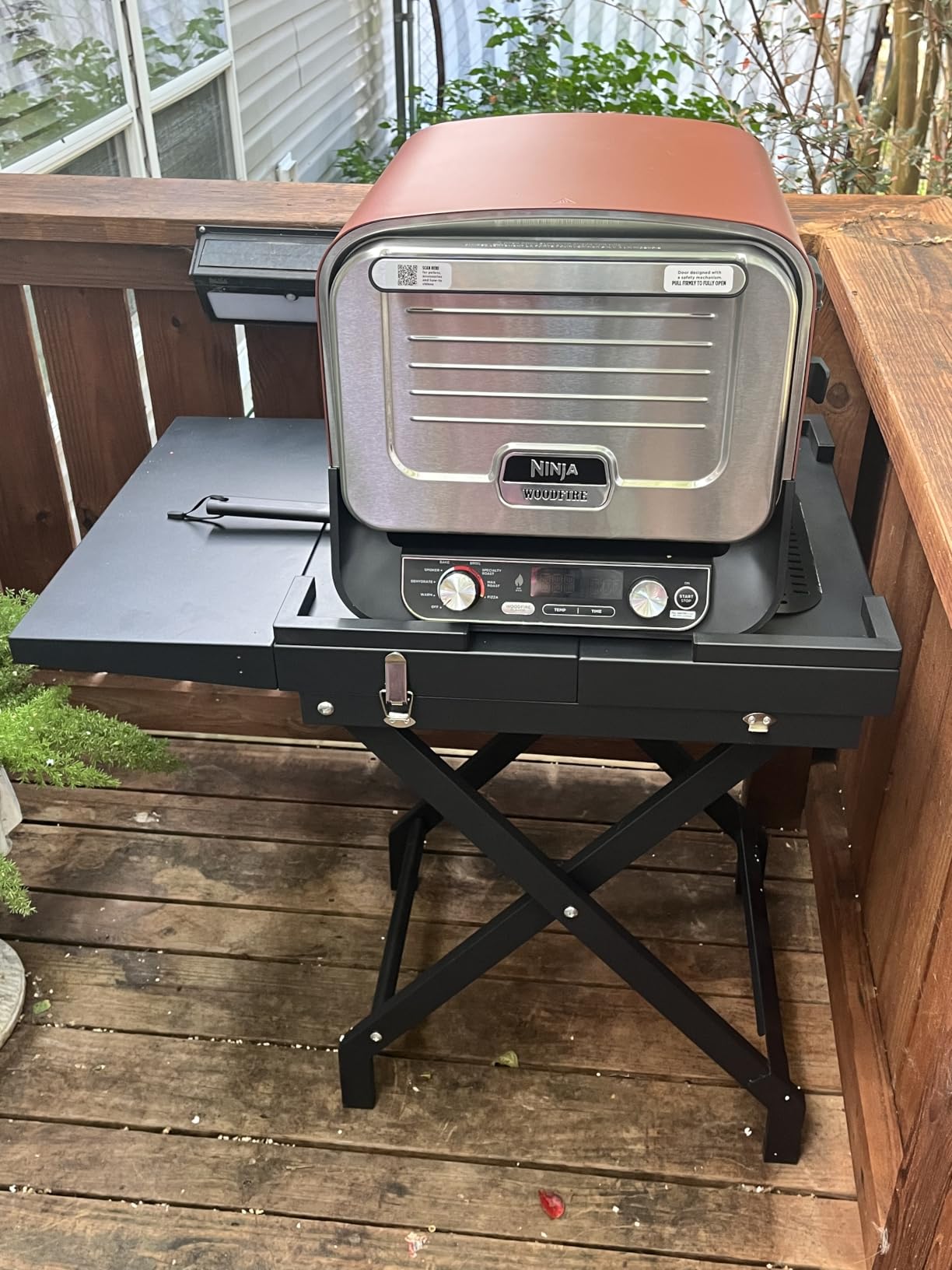 Ninja Woodfire Oven & Smoker, 8-in-1, Heats to 700°F, Terracotta Red, OO101 customer photo 2