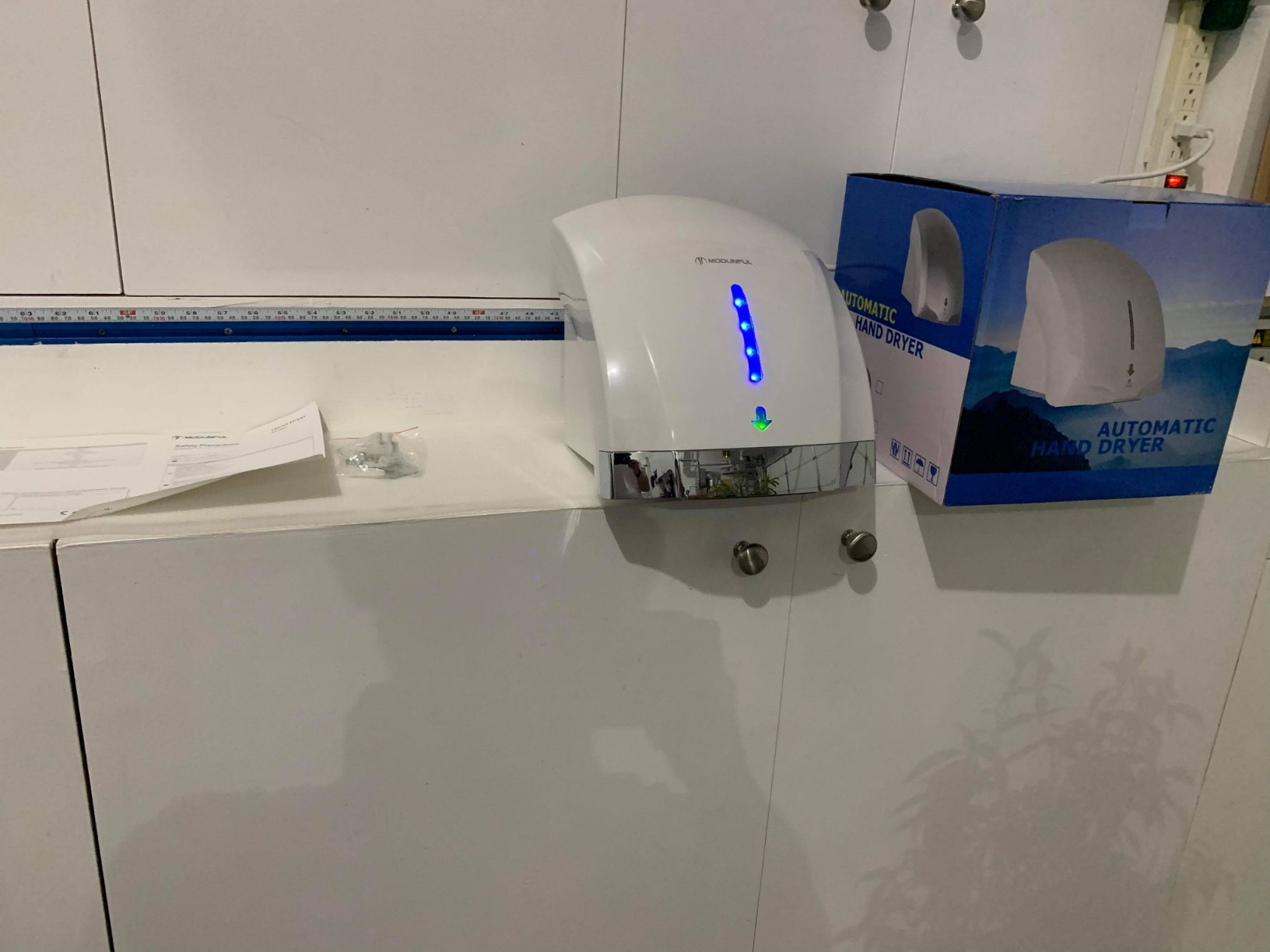 Commercial Hand Dryers for Bathrooms Wall-Mount, Plug-in 120V 1600W Silver | Dual Wind, Auto Shutoff Electric Hand Dryer Touchless, 40db Ultra Quiet Low Noise, modunful Venue D5 3314 customer photo 2