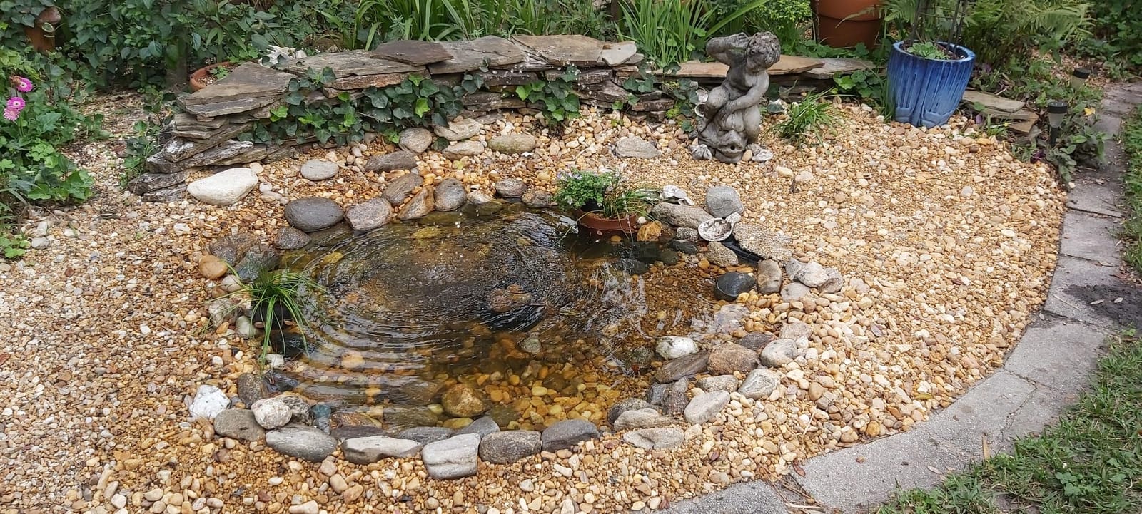 7 x 10 FT Pond Liner, 20 Mil HDPE Pond Liners for Outdoor Ponds | Fish Pond Liner UV Resistant Preformed Pond Liner Easy Cutting Koi Ponds, Streams Fountains and Garden Waterfall customer photo 1