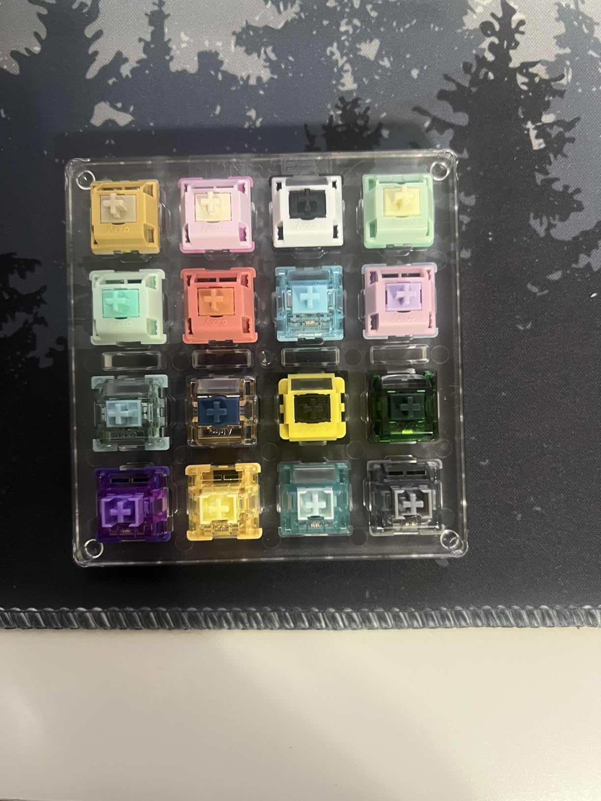 Akko 16-Key Switch Tester Mechanical Keyboards Acrylic Testing Tool Mechanical Keyboard Switches customer photo 1
