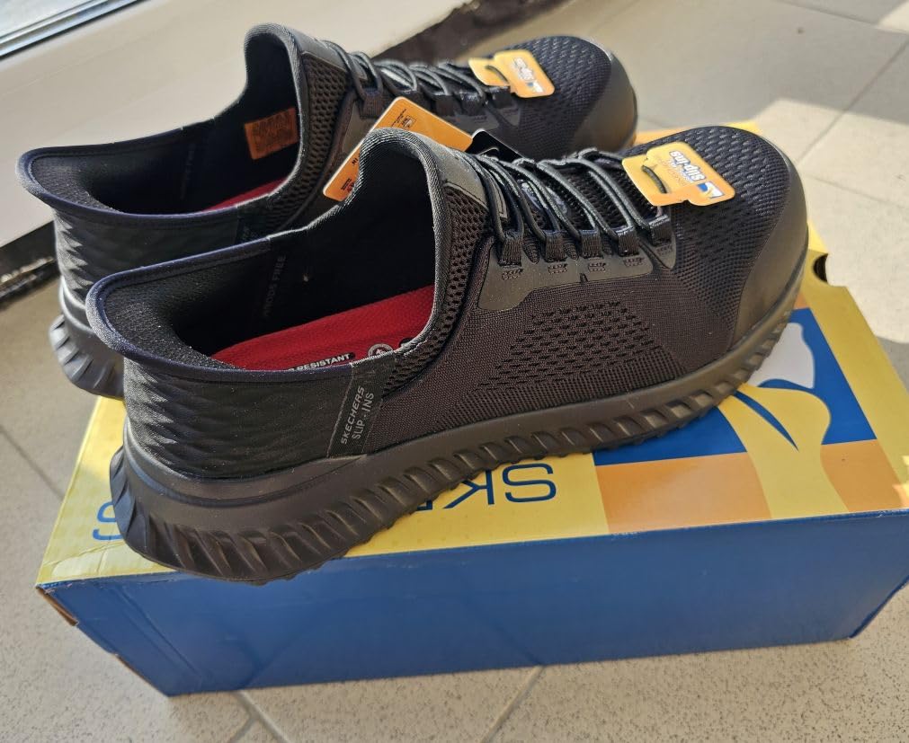 Skechers Men's Hands Free Slip-ins Tilido Fletchit Comp Toe customer photo 2