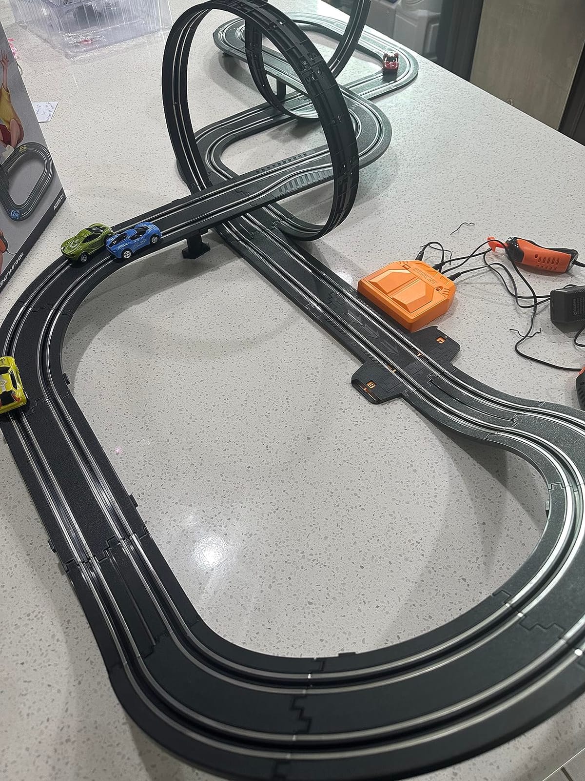 Slot Car Race Track Sets for Boys Age 6-12, Electric Track with 4 Slot Cars customer photo 2