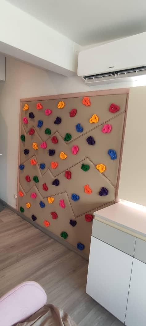 Meooeck 72 Pcs Kids Rock Wall Climbing Holds Set Colorful Grips with Mounting Screws and Hardware for DIY Indoor Outdoor Backyard Playground Back to School Birthday Gift(Classic Color) customer photo 2