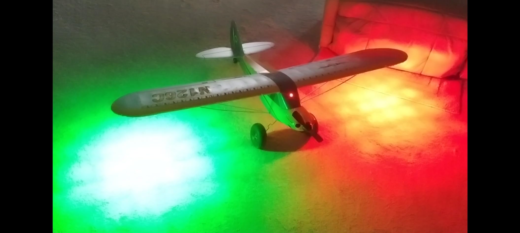 Upgrade V3 Crazy Light Waterproof LED Light Kit for RC Plane Seaplane Jet Airplane Fix Wing Quadcopter, Rechargeable Drone Lights with 3 Mode, Super mini Strobe Lights for Night Flight customer photo 1