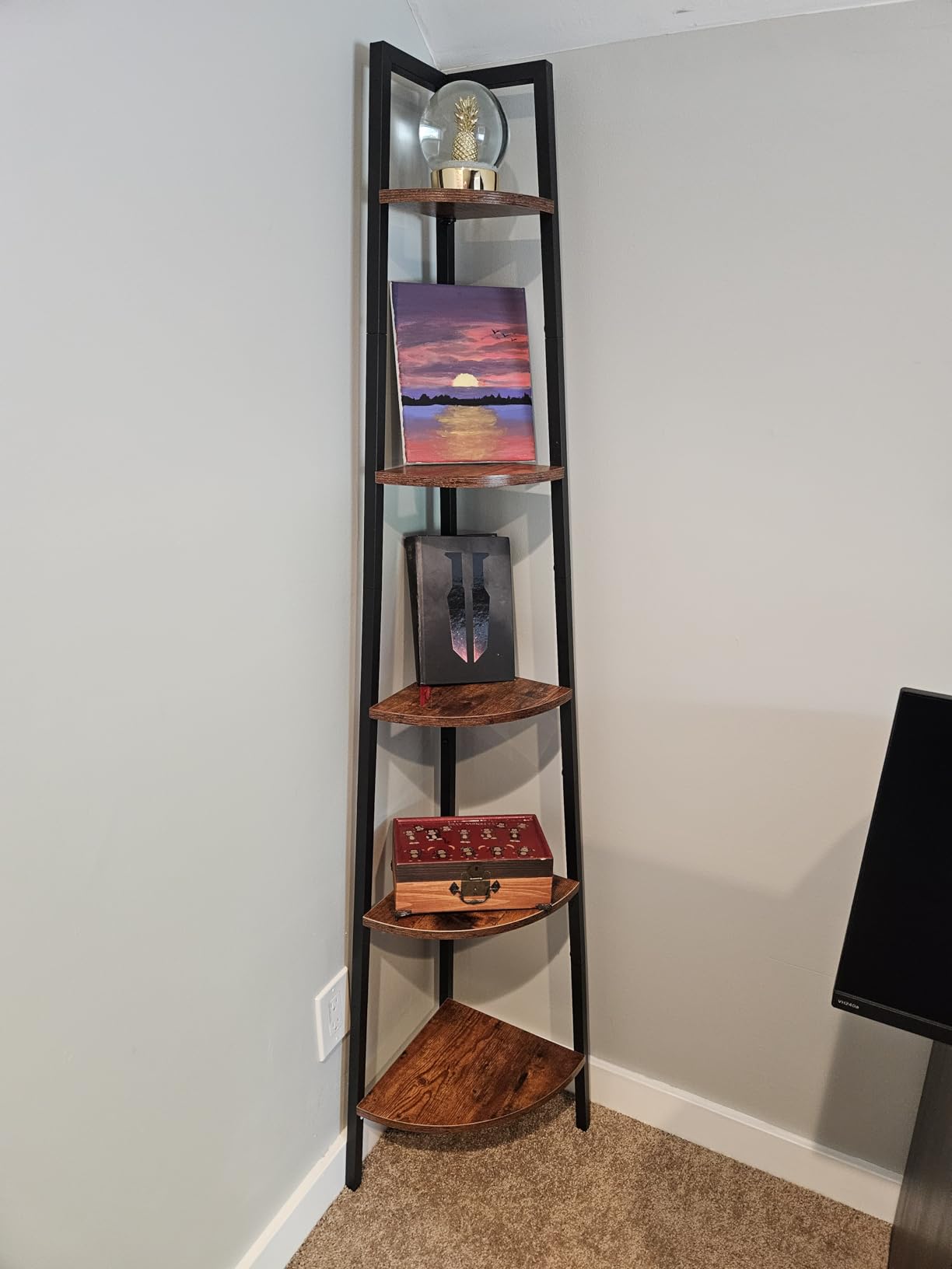 Yoobure 4-Tier Corner Shelf Stand- 54