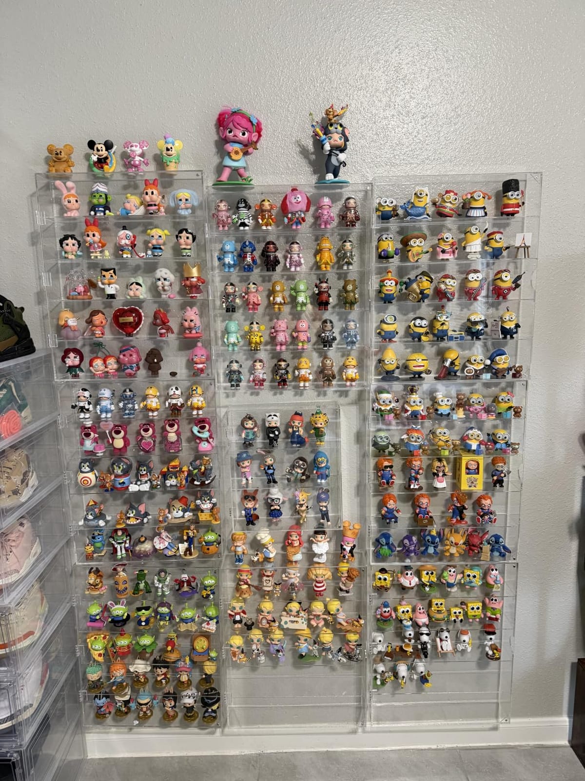 AITEE 2 Tiers Acrylic Display Case for Mini Funko Pop on Wall or Desktop customer photo 1