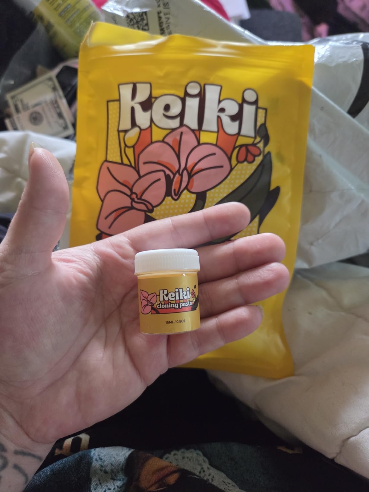 Berkland Keiki Cloning Paste for Orchids & Houseplants, 0.5 oz - 2X Size | Cloning gel for orchids, monstera & houseplants - 2X the paste with applicators included - made in USA customer photo 1