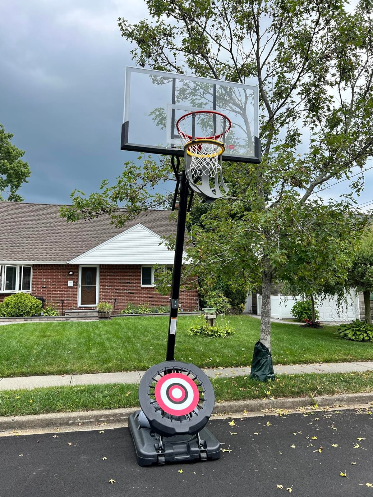 IE Sports Portable Basketball Hoop - Indoor and Outdoor Hoops Game Equipment for Backyard, Driveway, and Garage customer photo 1