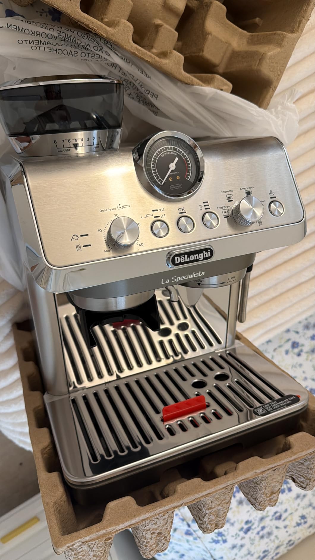 De'Longhi La Specialista Arte Evo Espresso Machine with Coffee Grinder customer photo 2