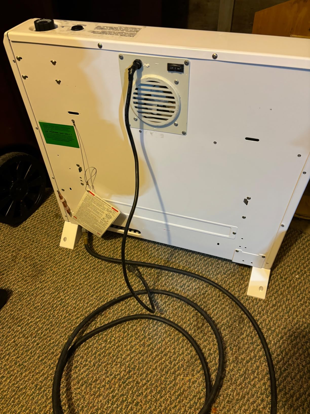 ProCom Heating Liquid Propane Ventless Infrared Plaque Heater With Base Feet - 25,000 BTU, T-Stat Control - Model# ML250TPA-B customer photo 1