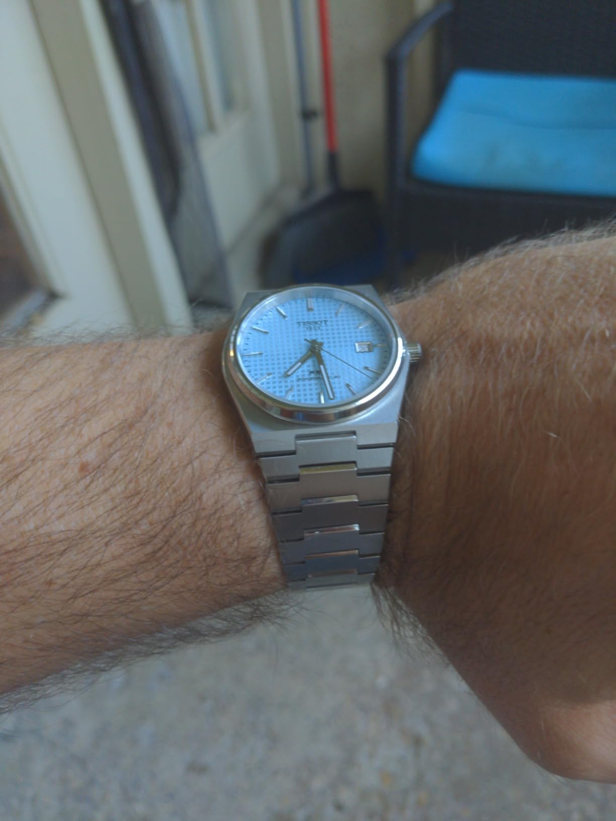 Tissot PRX, Swiss Automatic, 40mm, Ice Blue Dial, Men’s Watch customer photo 1