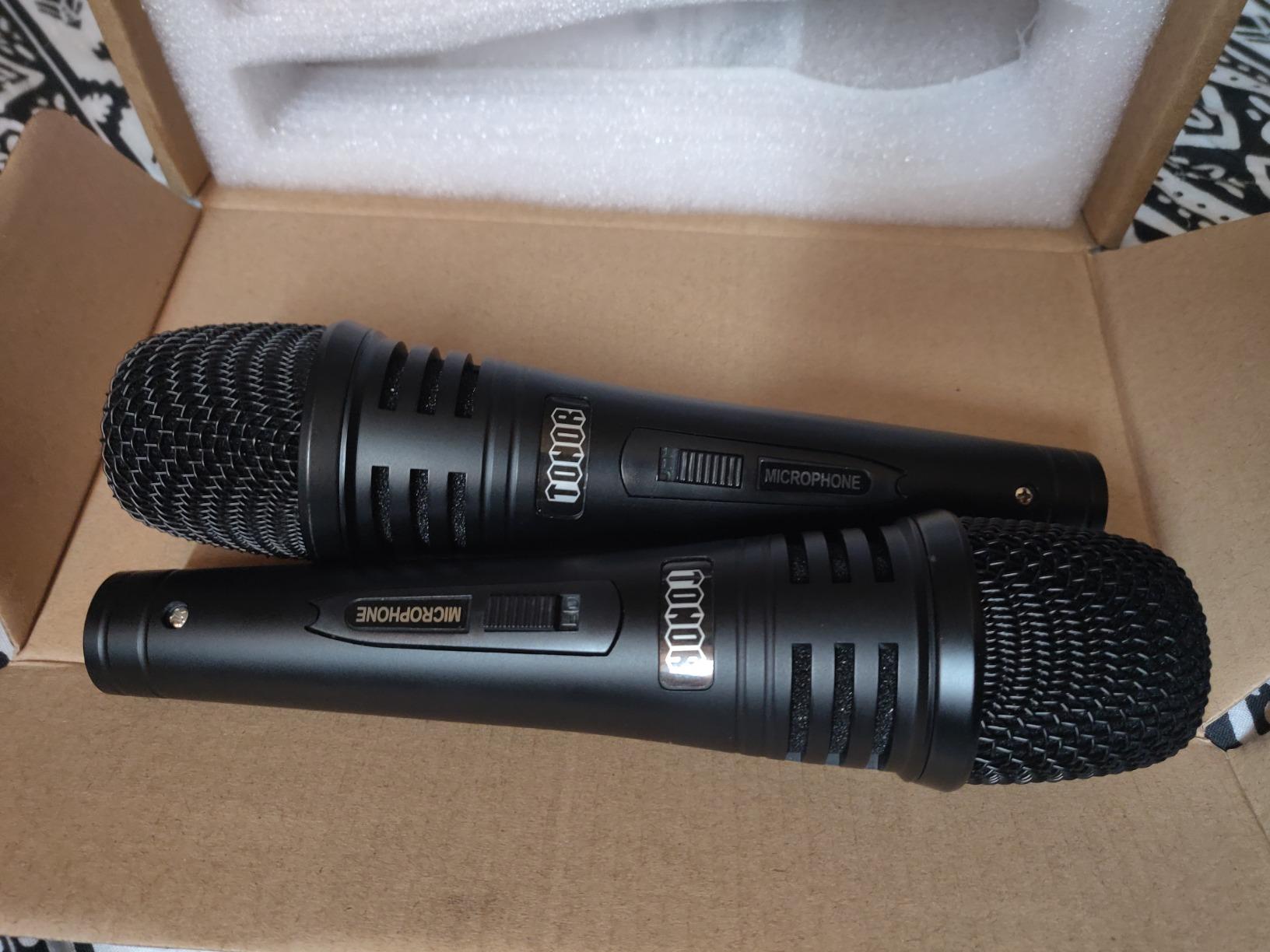 TONOR Professional Vocal Microphone for Singing, Dynamic Wired Karaoke Mic customer photo 2