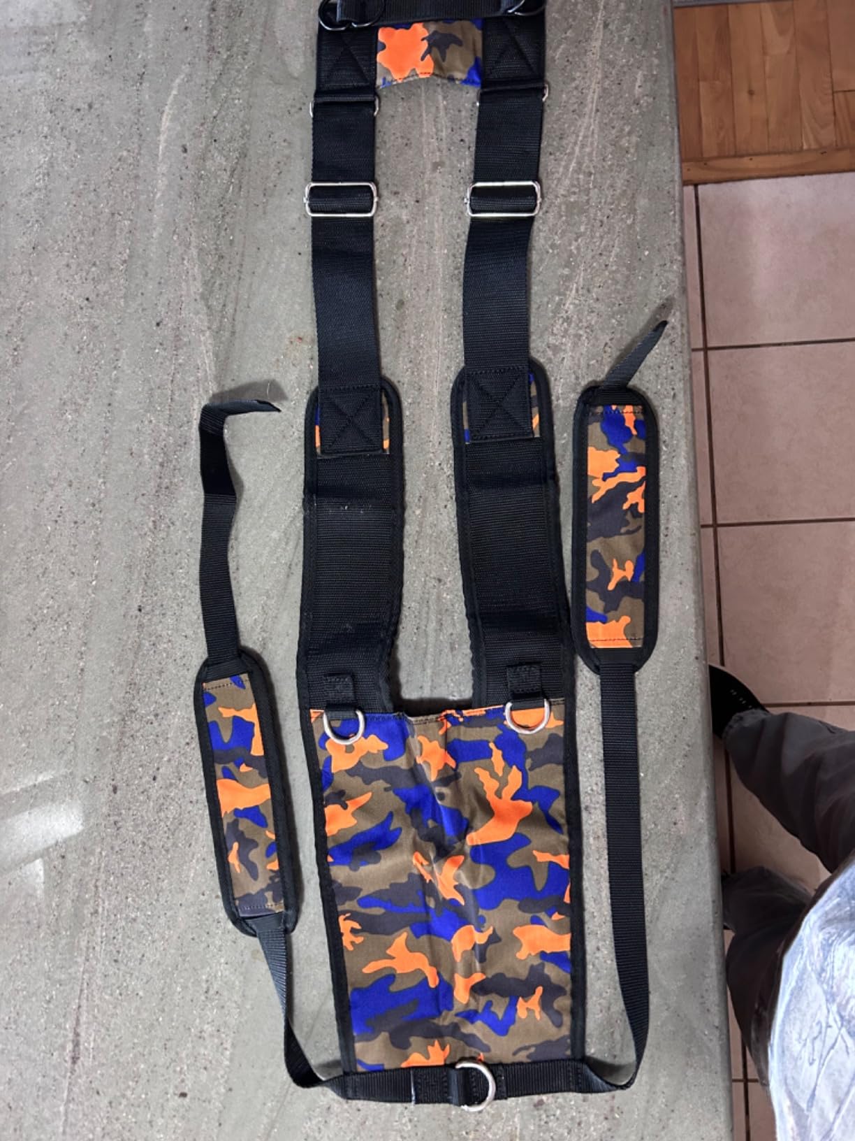 Dolibest Sled Harness for Fitness Resistance, sled Pull Harness, Adjustable Durable and Comfortable for Resistance Training customer photo 1