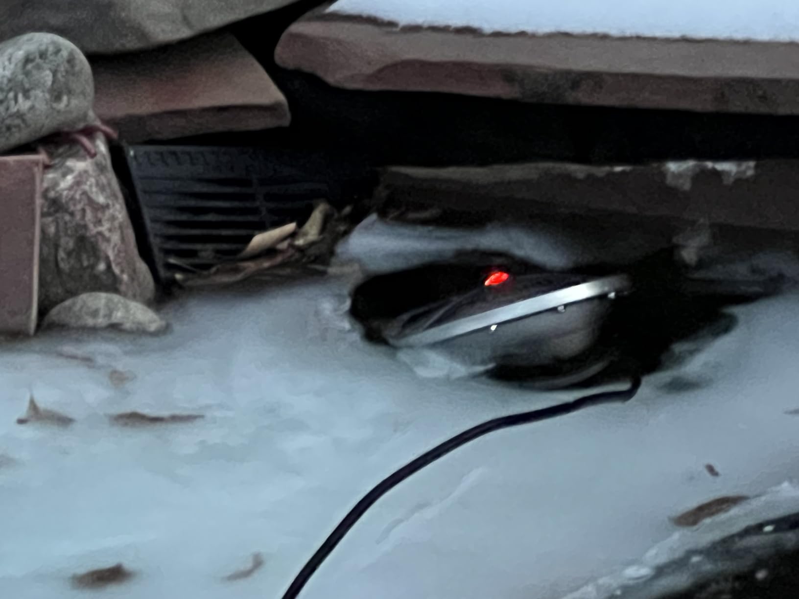 TURBRO Pond De-icer, Floating Pond Heater with 32.8 ft. UL Approved Cord, Full Stainless Steel Casing, GFCI Leakage Protection Plug, for Outdoor Ponds with Fish, 400 Watts, PD400A, Silver customer photo 1