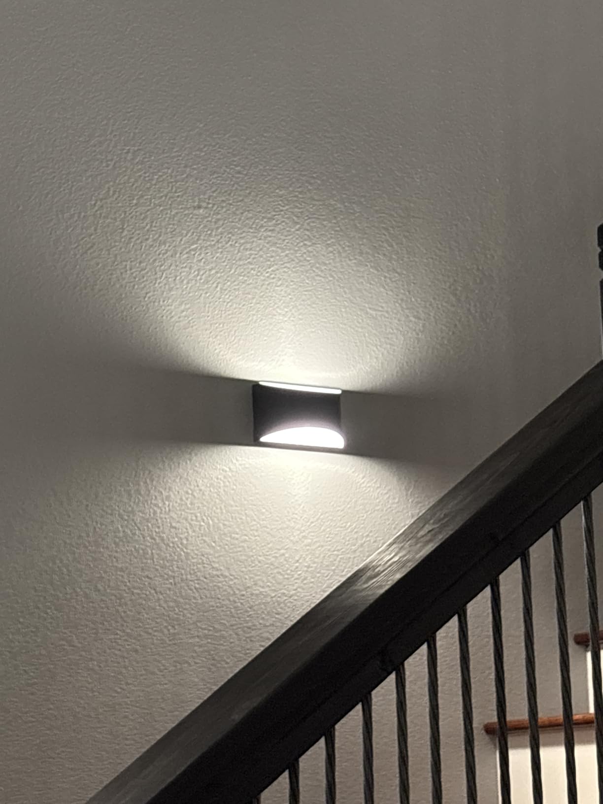 Modern LED Wall Sconces, 3000K Warm White Hardwired Wall Lights Set of 2 customer photo 2