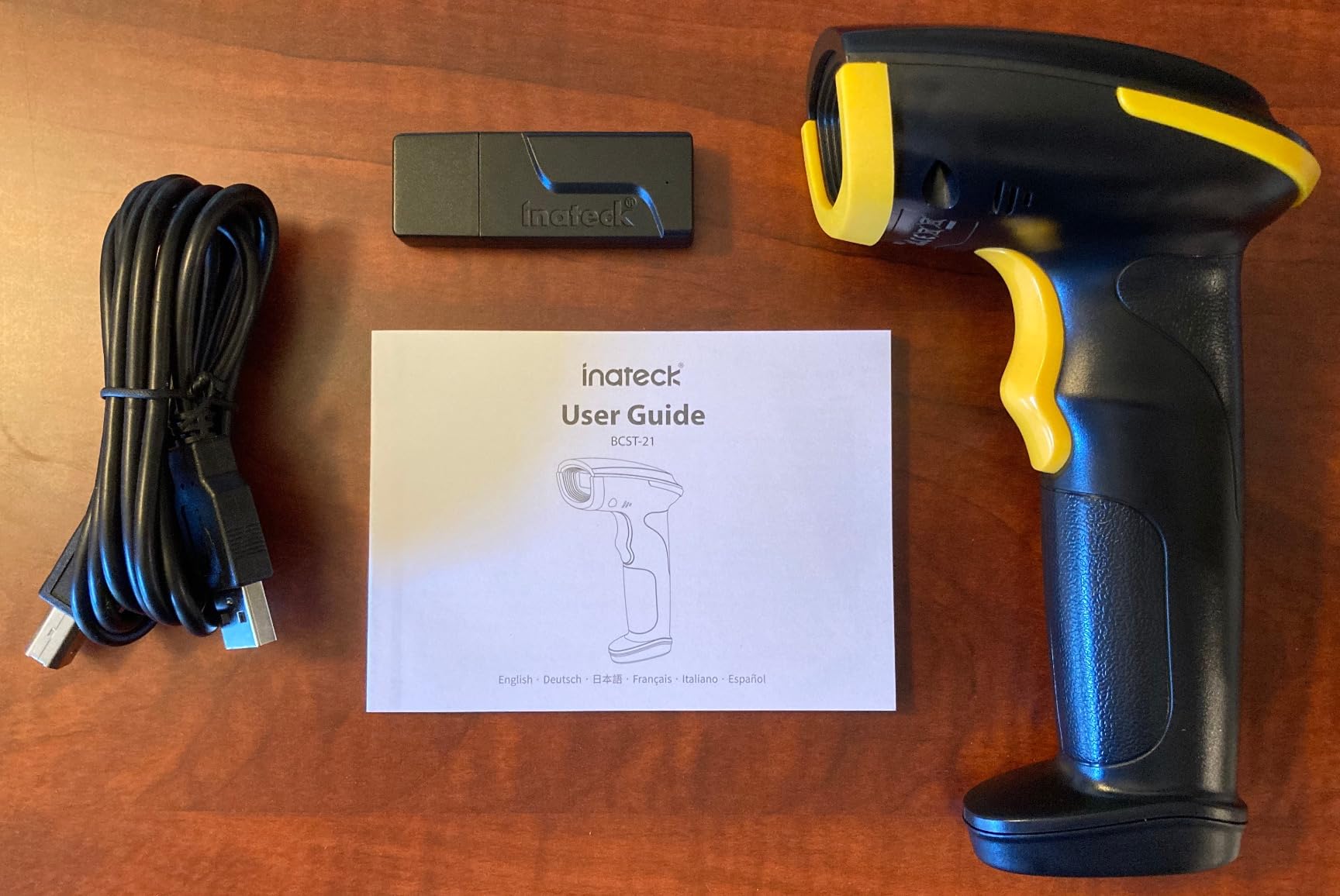 Inateck 1D Barcode Scanner, Wireless Bluetooth Handheld, 2000mAh Battery customer photo 2