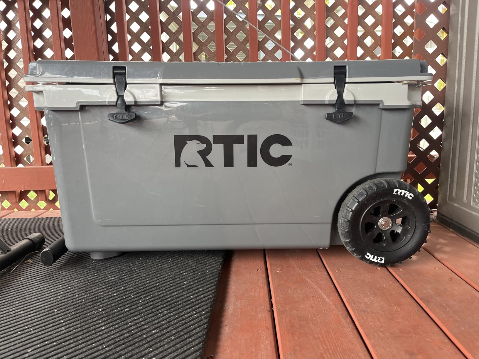 RTIC 72 QT Ultra-Light Wheeled Hard Cooler | Insulated, Ice Chest Box, Beach, Drink, Beverage, Camping, Picnic, Fishing, Barbecue, 30% Lighter Than Rotomolded customer photo 1