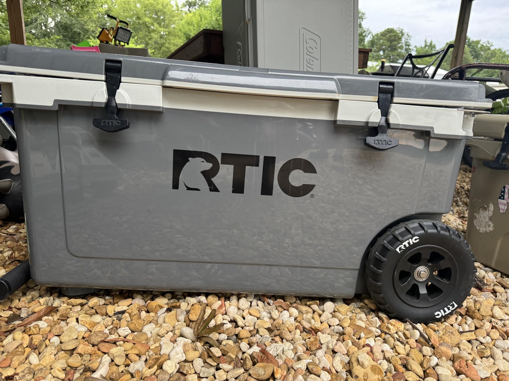 RTIC 72 QT Ultra-Light Wheeled Hard Cooler | Insulated, Ice Chest Box, Beach, Drink, Beverage, Camping, Picnic, Fishing, Barbecue, 30% Lighter Than Rotomolded customer photo 2