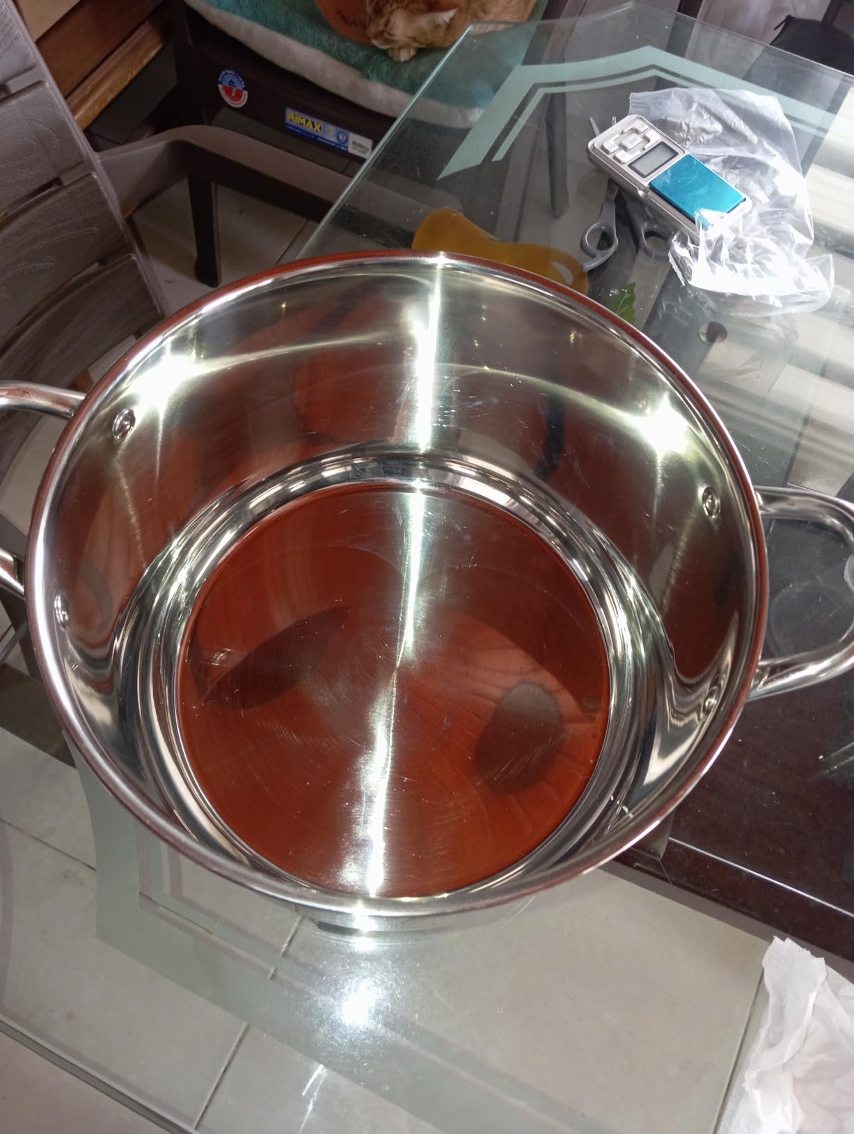 VEVOR 18/8 Stainless Steel Stockpot, 42QT Large Cooking Pots, Multipurpose Cookware Sauce Pot with Composite Base, Heavy Duty Commercial Grade Stock Pot, Sanding Treatment, for Large Groups Events customer photo 1
