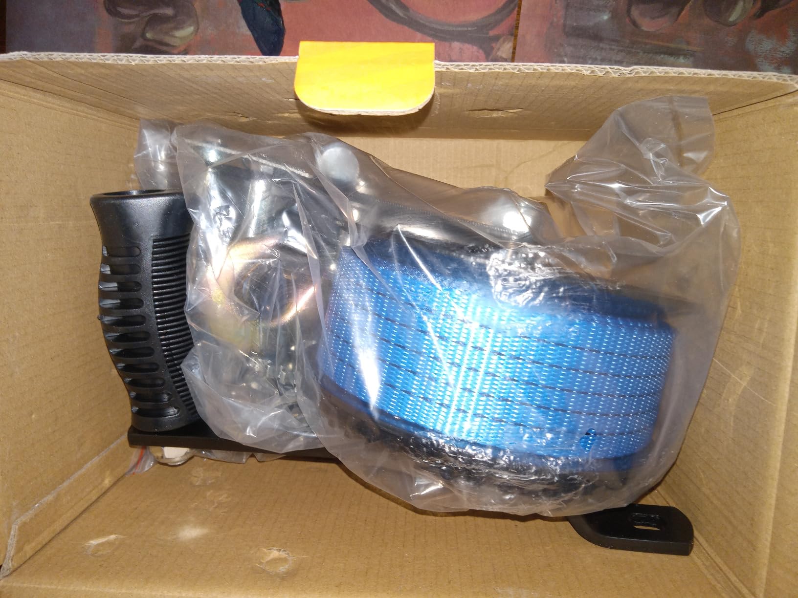 Boat Trailer Winch with Strap and Hook, Manual Hand Crank Winch, Heavy Duty customer photo 2