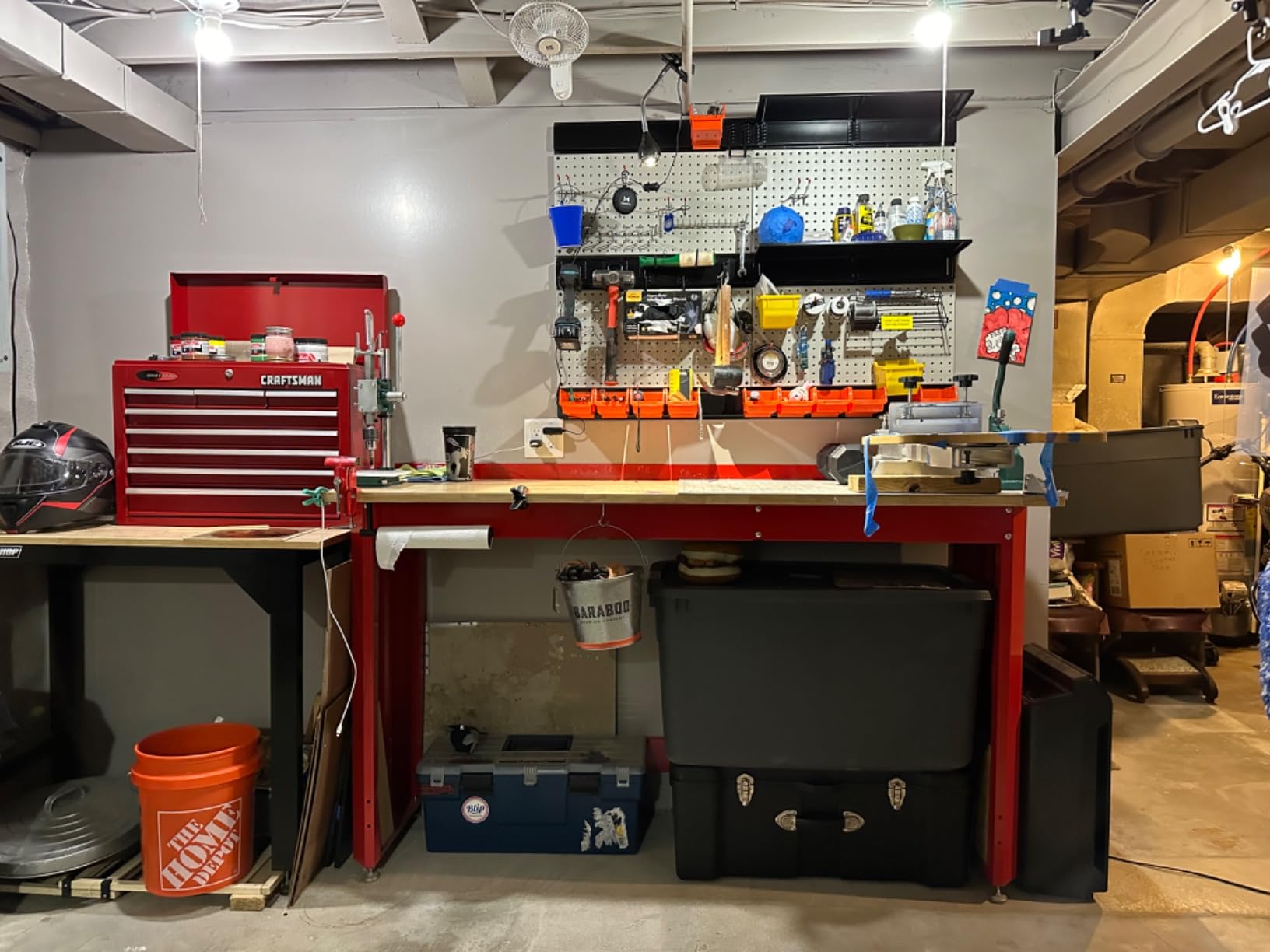 Ultrawall Pegboard Wall Organizer, 48 X 36 inch Garage Storage Pegboard customer photo 1