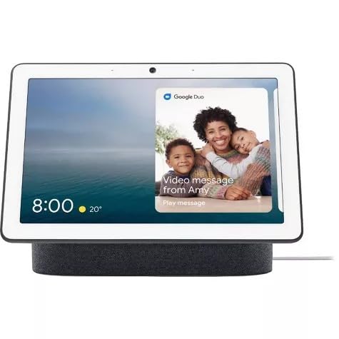 Google Nest Hub 7” Smart Display with Google Assistant (2nd Gen) - Chalk customer photo 1