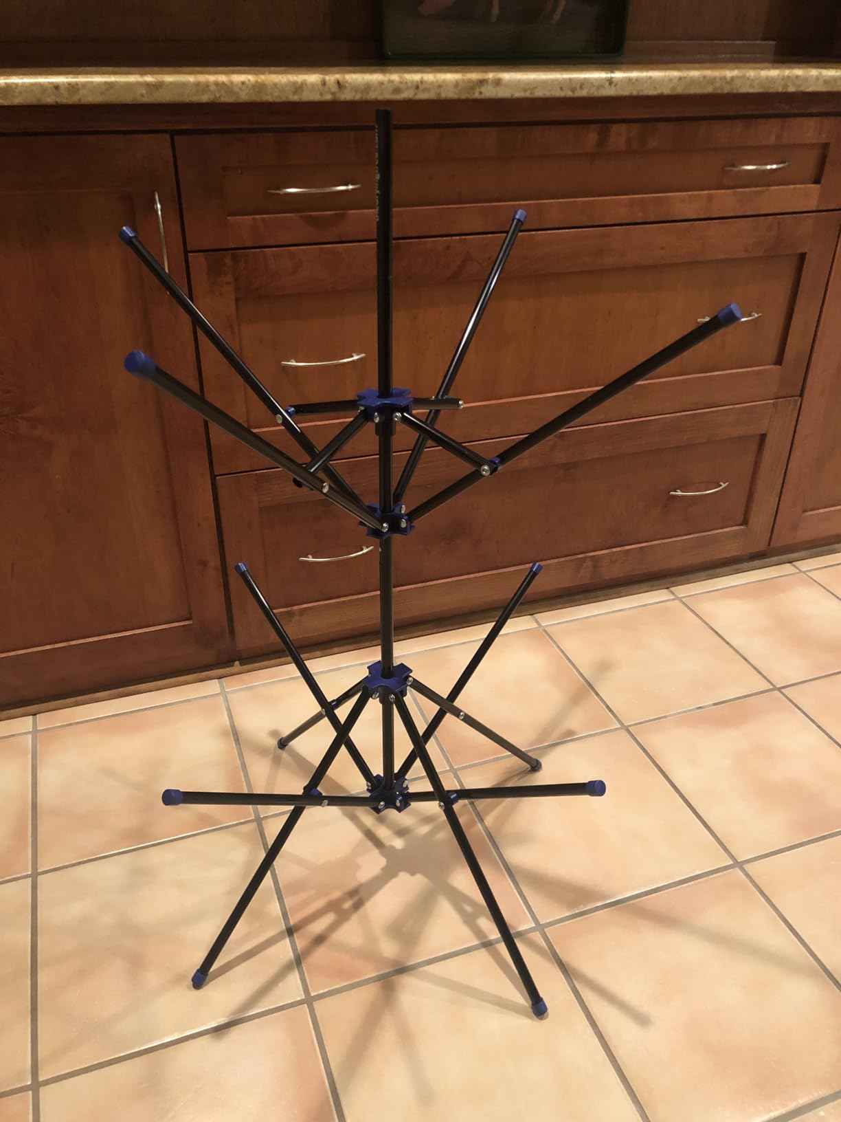 Hockey Gear Drying Rack - Heavy Duty Aluminum Collapsible Portable Sports Gear Drying Rack - Tree - Hockey Equipment Drying - Hockey Gifts customer photo 1