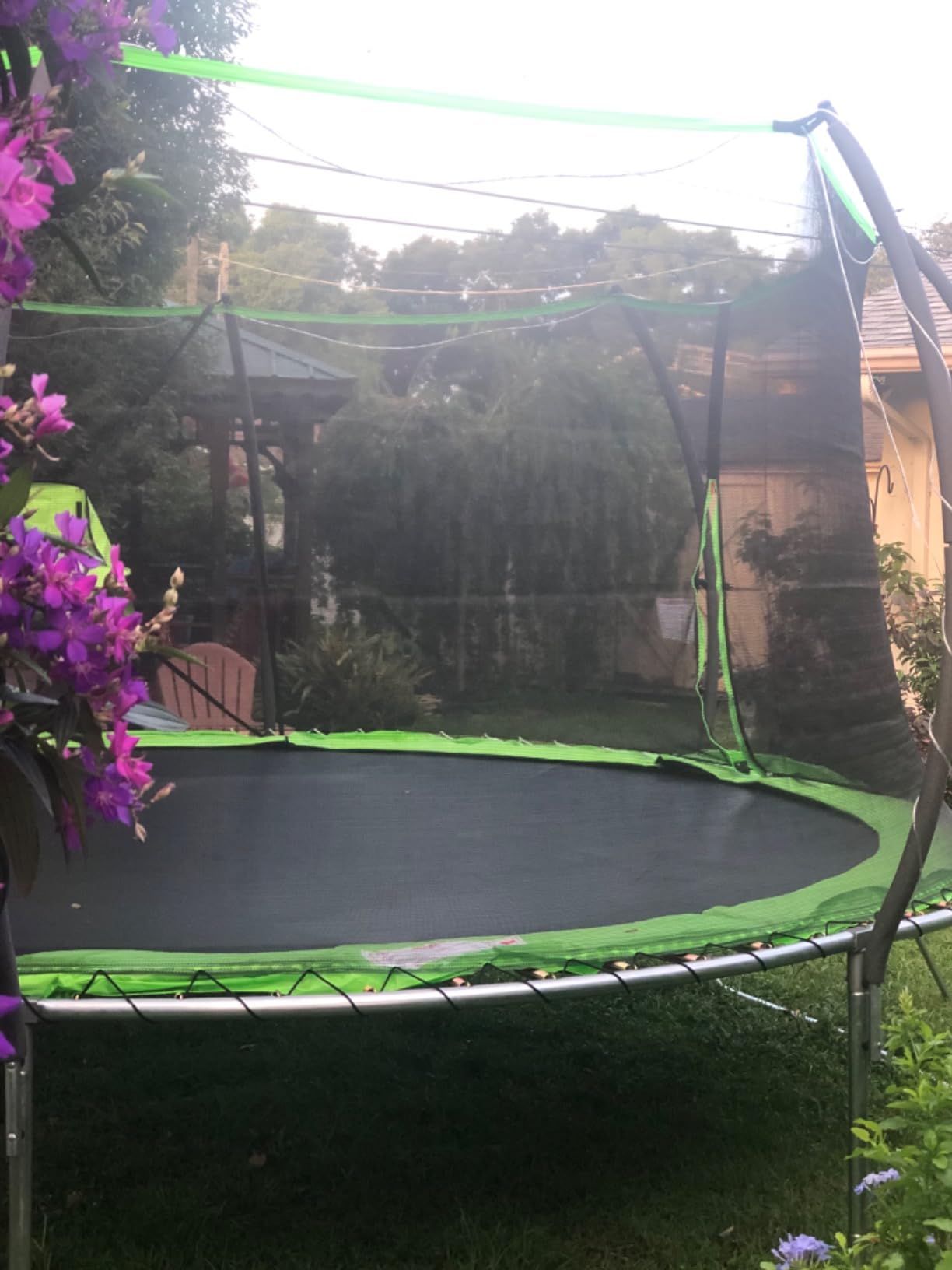 KOFUN Tranpoline Outdoor 16FT 14FT 12FT 10FT 8FT Heavy Duty Tranpoline with Lights, Basketball Hoop, ASTM Approved, 1500 LBS Capacity, Easy Install, for Family Backyard Fun customer photo 2