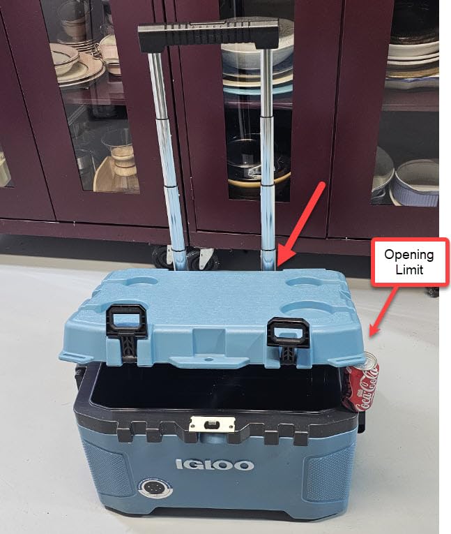 Igloo Trailmate 52Qt Wheeled Cooler, Insulated Hard Shell Ice Chest, Carbonite customer photo 1