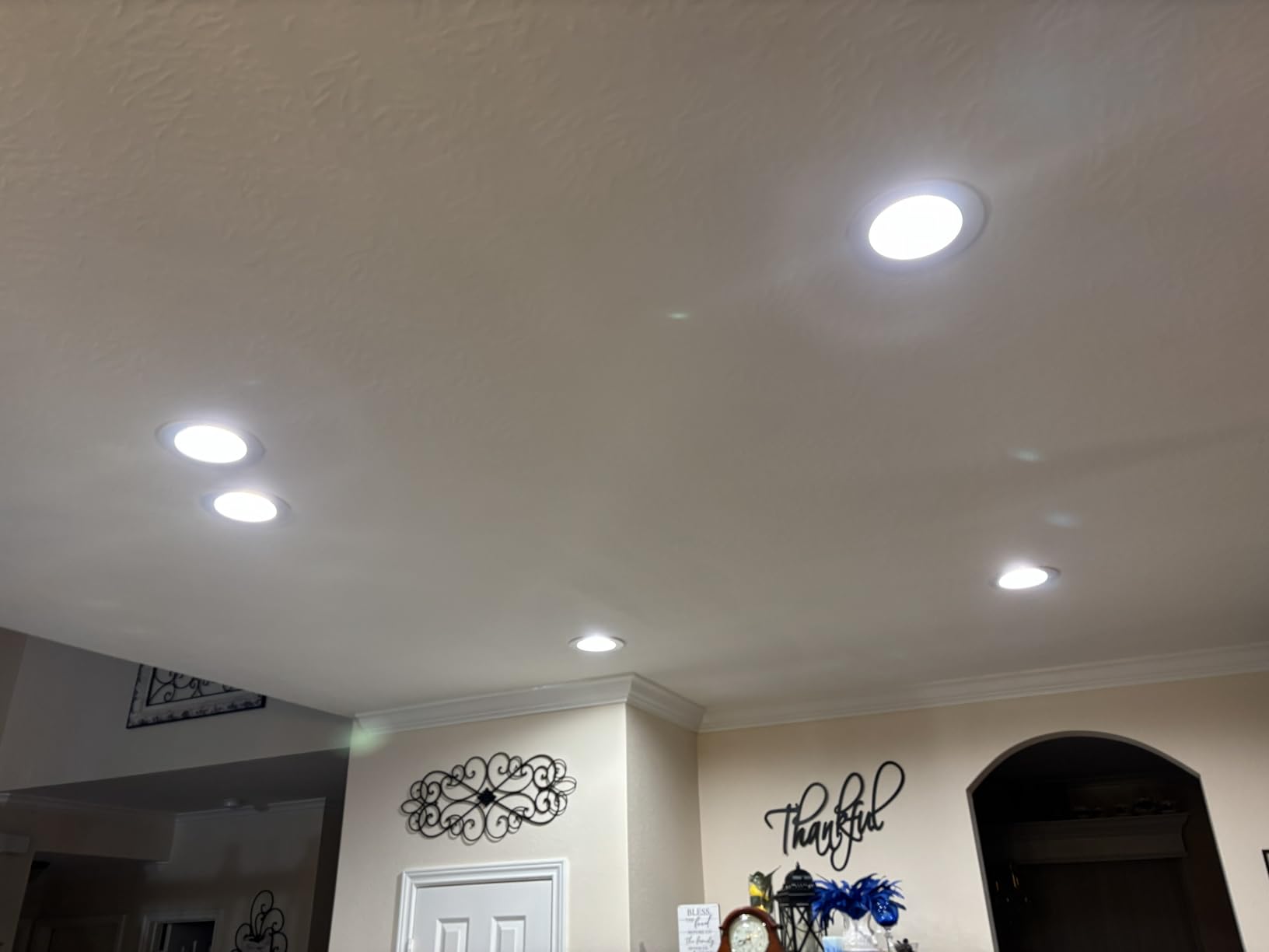 Ensenior 5/6 Inch LED Recessed Can Lights, 5CCT, 9W, 1000LM, 6 Pack customer photo 1