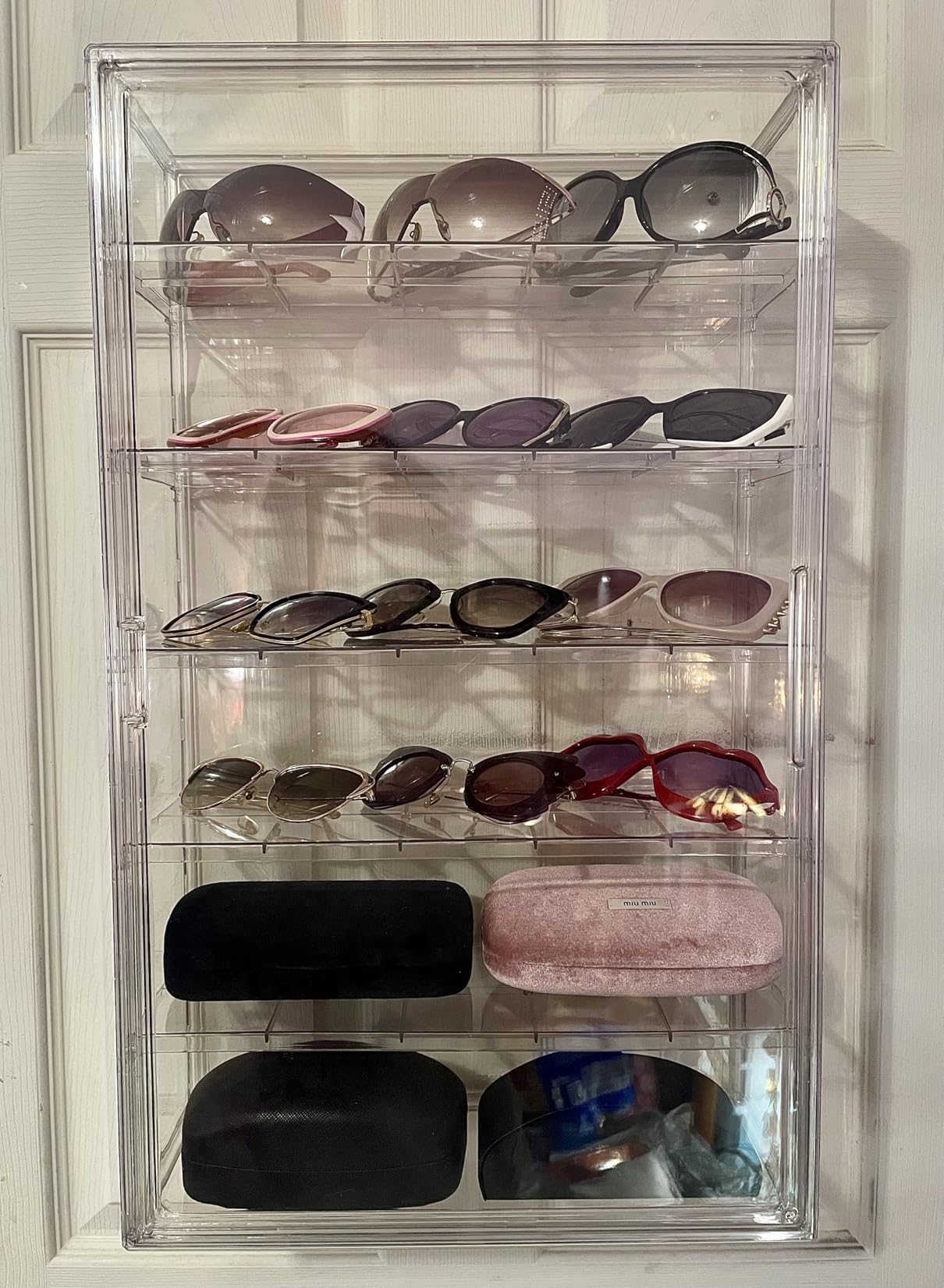 BOHOIDEE 3 Tiers Clear Display Case for Figures, Acrylic Storage Organizers customer photo 2