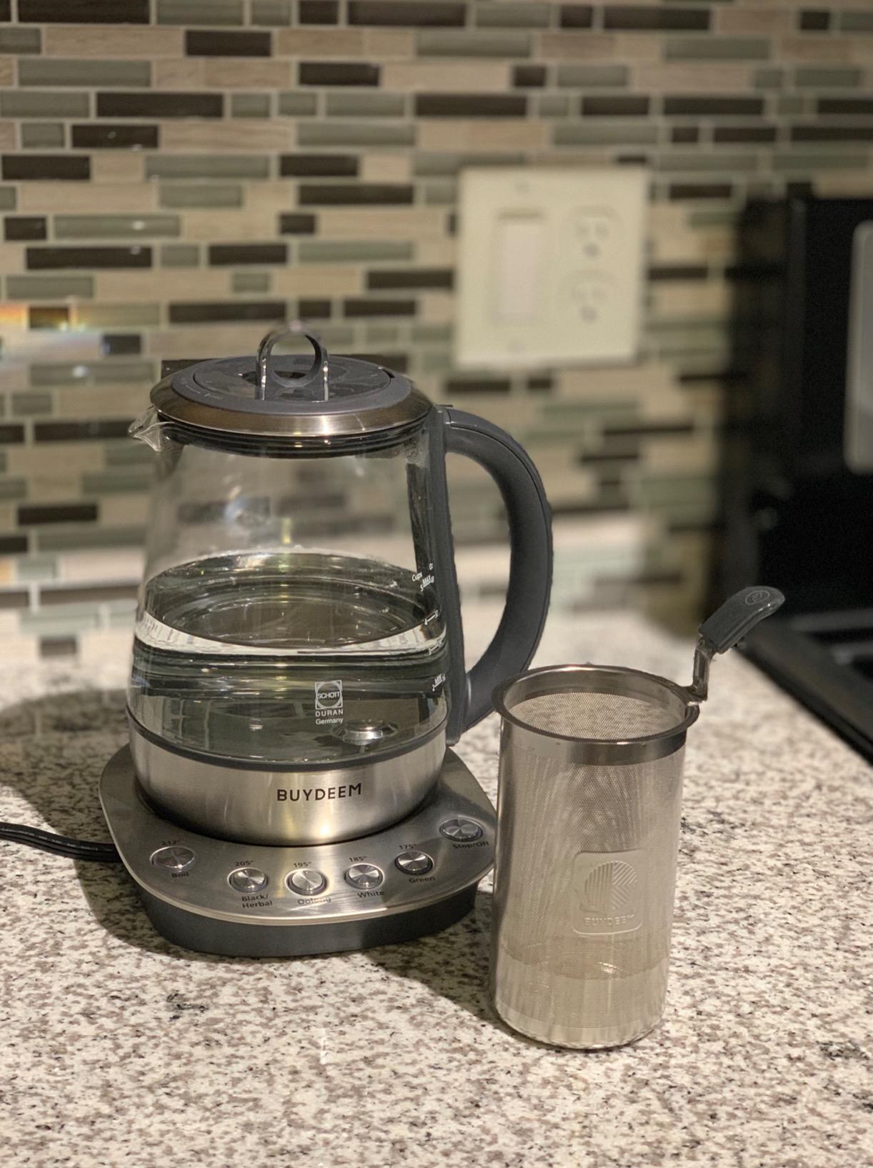 BUYDEEM K156 Tea Maker, Electric Kettle for Tea and Coffee Brewing, 1.6Qt customer photo 1