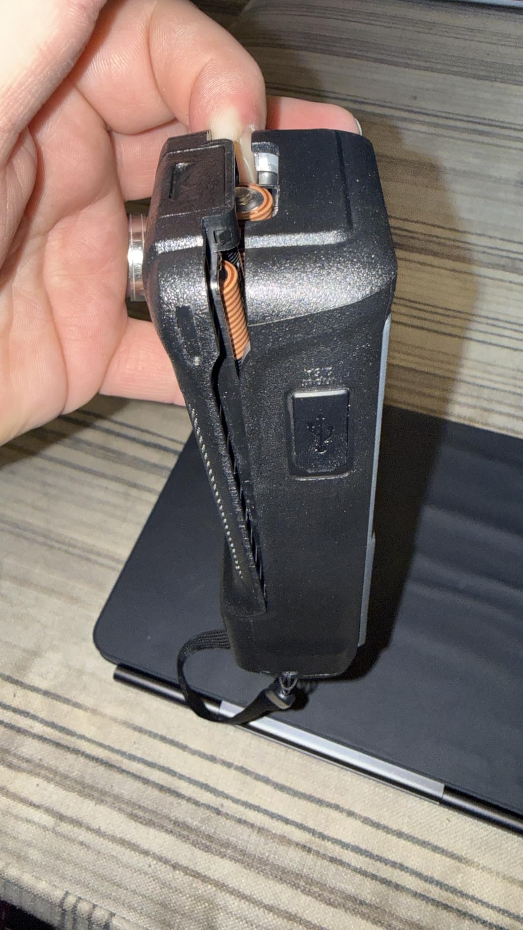 Sporty's PJ2+ COM Aviation Handheld Radio | Easy-to-Read Screen, Oversized Keypad, Powerful 6-Watt Peak Transmit Power, No Adapters Necessary customer photo 2