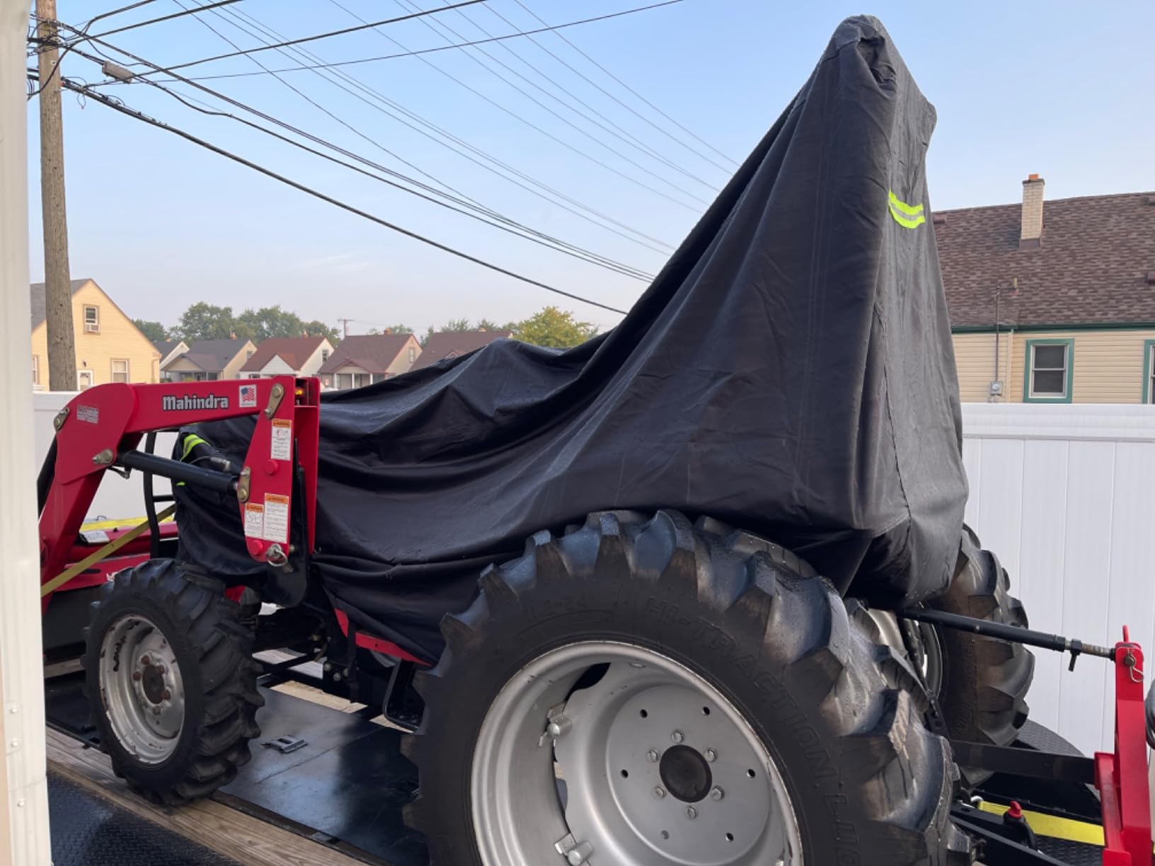 Tractor Cover Waterproof Compatible with Kubota, John Deere, Mahindra, Bobcat, Compact Utility Tractor Cowling Cover Heavy Duty Tractor Accessories customer photo 2