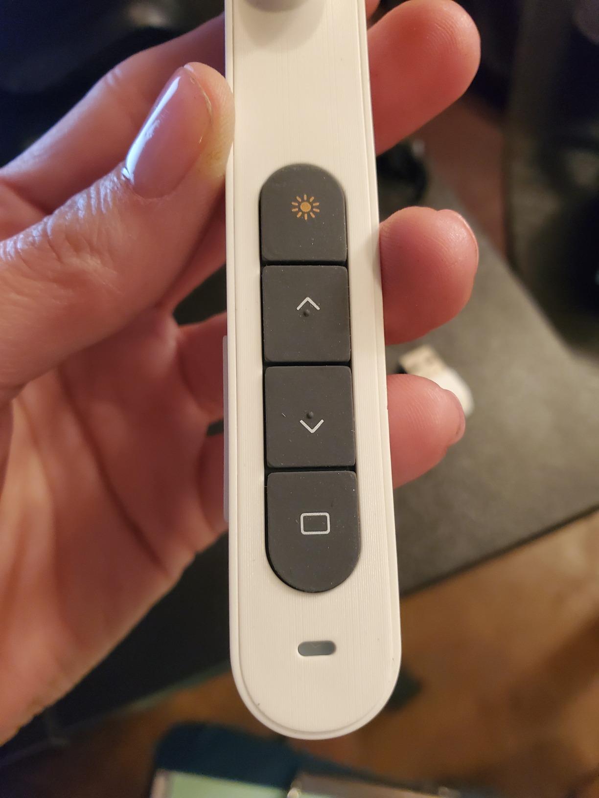 DinoFire USB Type C Wireless Presenter Remote Presentation Clicker,Volume Control PowerPoint Clicker with Red Pointer Long Range PPT Slide Advancer for Mac Laptop PC Computer customer photo 1