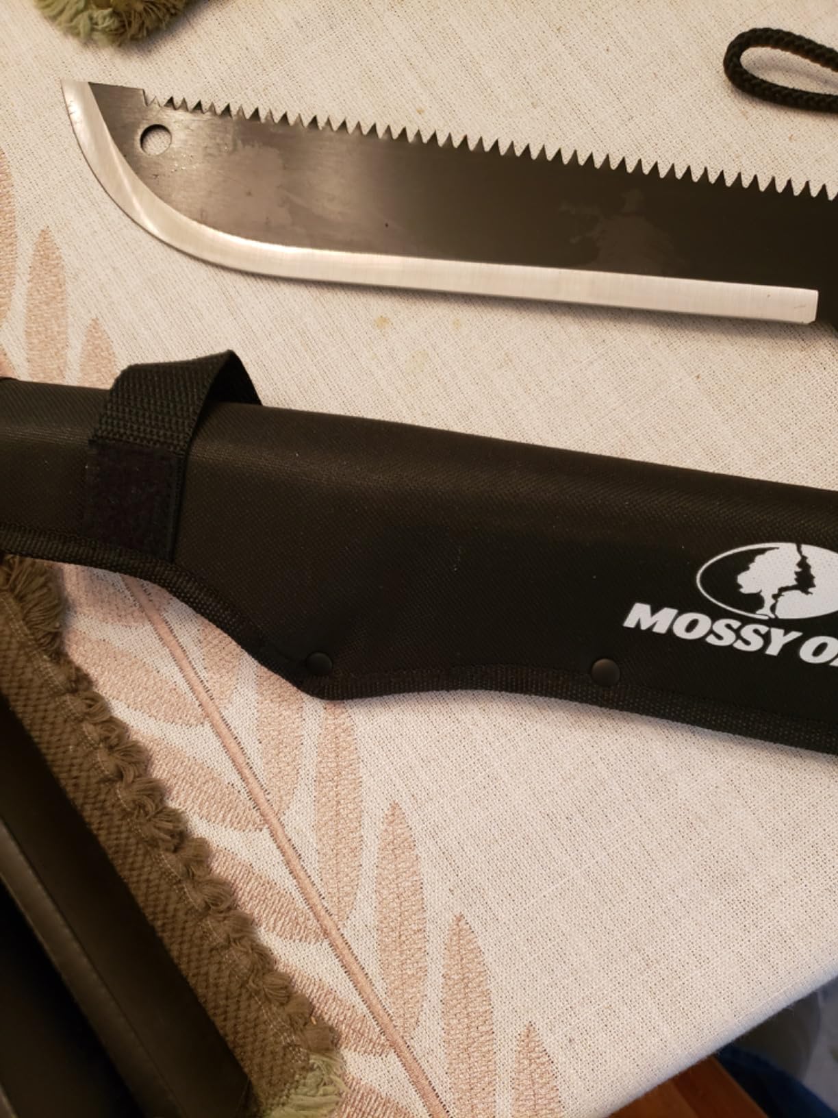 Mossy Oak Machete with Saw, 19-Inch Heavy Duty Machete with Sheath customer photo 2
