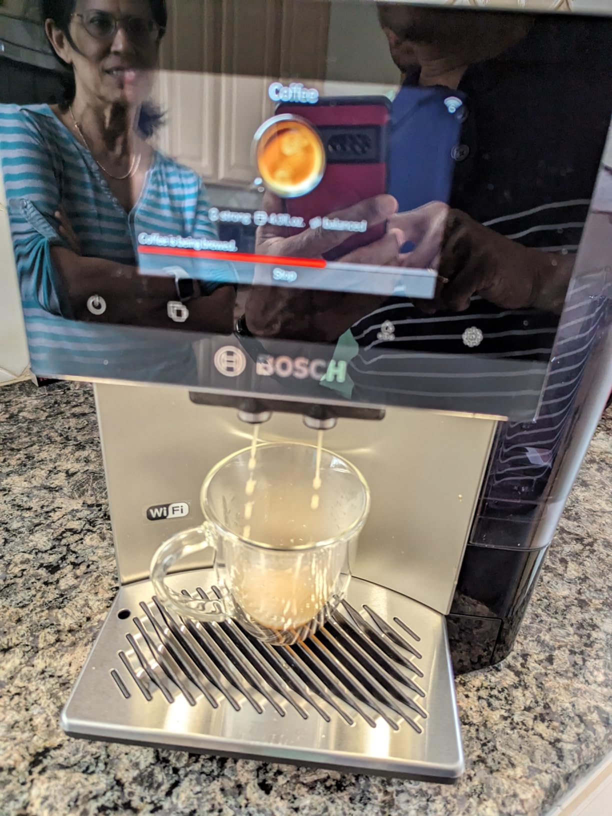 Bosch 800 Series Fully Automatic Coffee, Espresso Machine - Silver customer photo 1