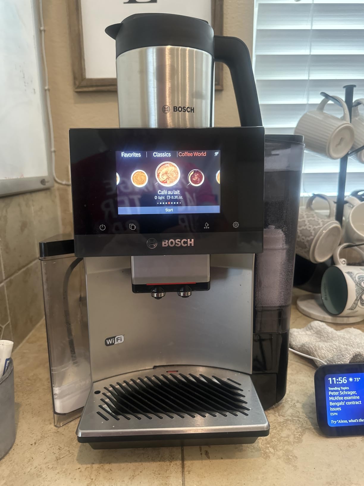 Bosch 800 Series Fully Automatic Coffee, Espresso Machine - Silver customer photo 2