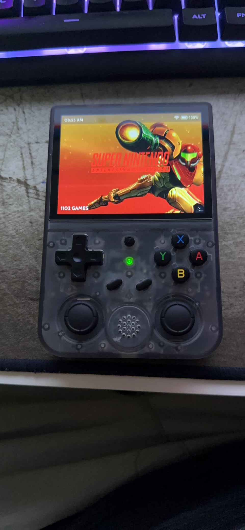 RG353VS Retro Handheld Game Linux System RG3566 3.5 inch IPS Screen,RG353VS with 64G TF Card Pre-Installed 4452 Games Supports 5G WiFi 4.2 Bluetooth Online Fighting,Streaming and HDMI rg 353v Aivuidbs customer photo 2